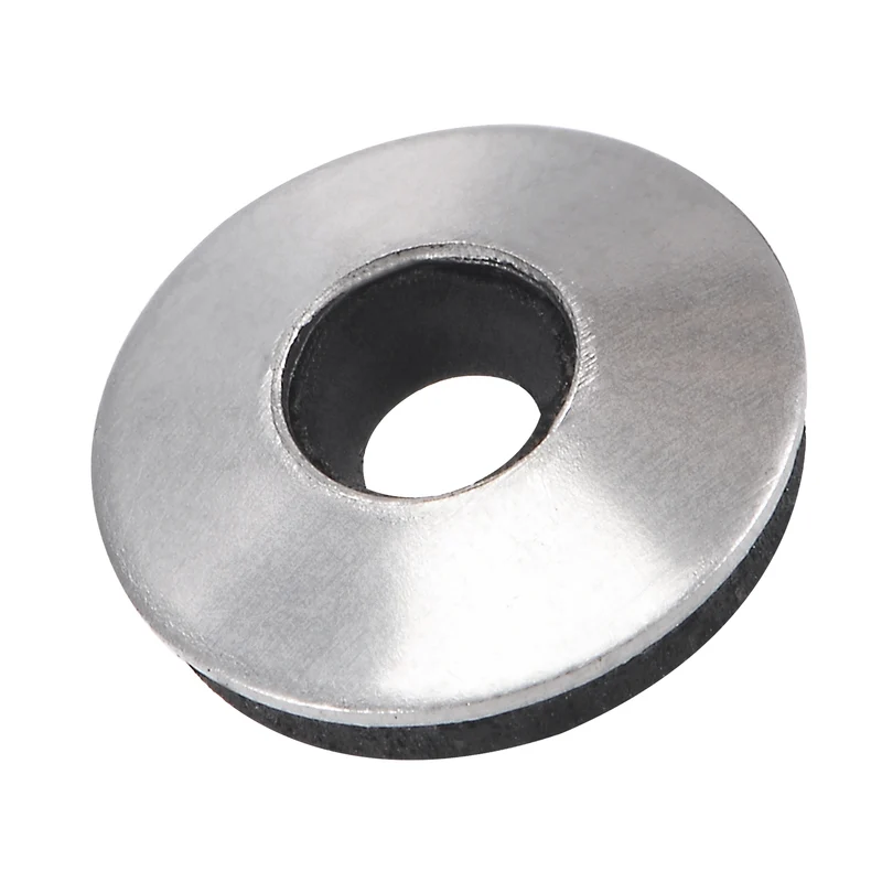 20pcs Bonded Sealing Washers 12x4.2x2.8mm Stainless Steel EPDM Screw Gasket