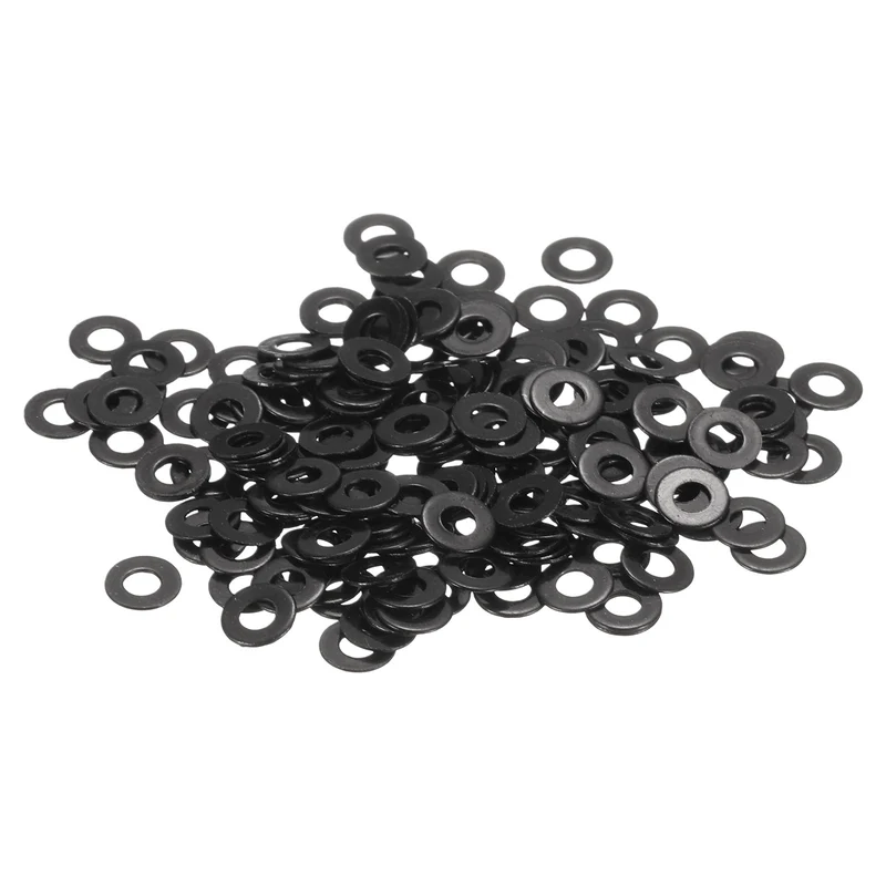 200 Pcs M2 Stainless Steel Flat Washer, 5mm Outer Diameter Flat Washer