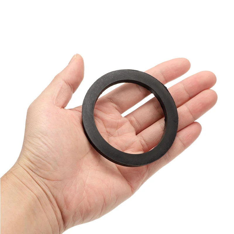 12 Pcs Nitrile Rubber Flat Washer DN65 3 5/32"OD x2 1/2"ID x 1/4"Thick, Black