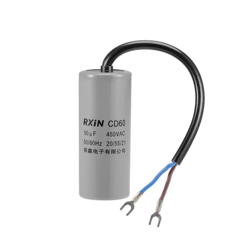 50uf Motor Star Capacitor 50mfd AC 450V for HVAC Single-Phase 50/60 Hz AC Motor