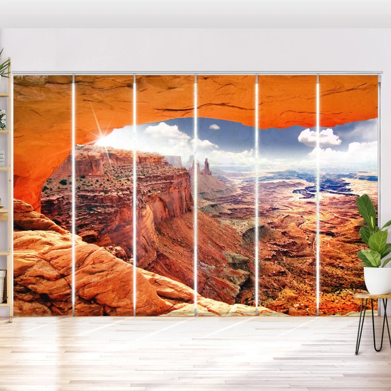 Schiebegardine Motiv "Grand Canyon rote Felsen"