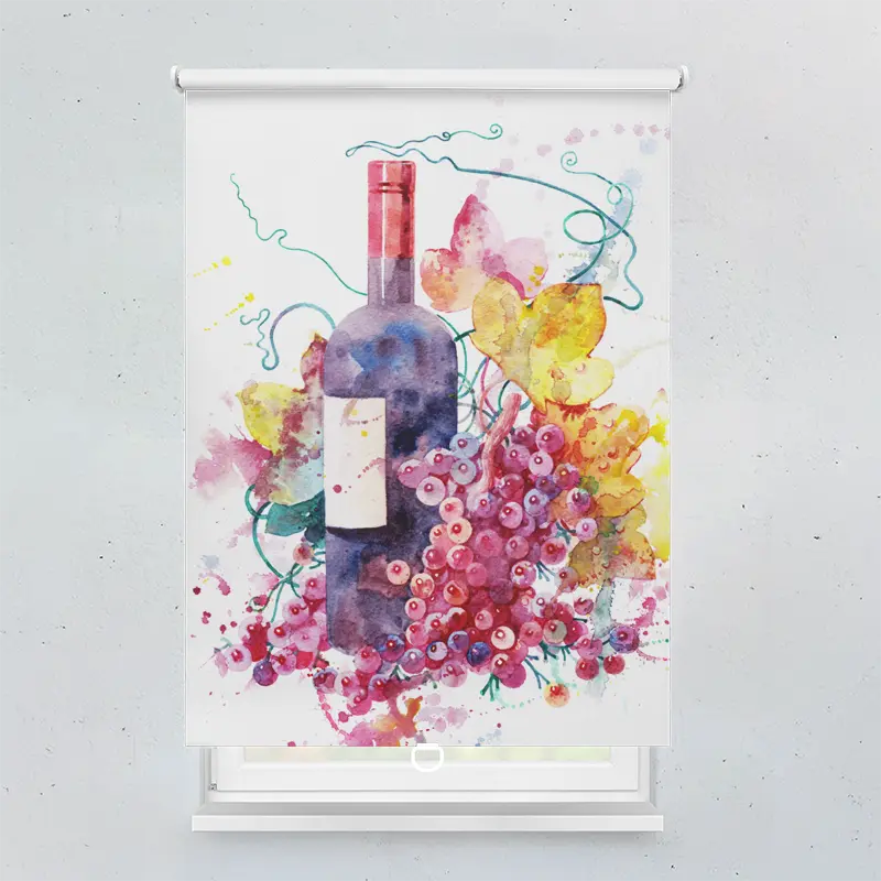 Springrollo Motiv "Wein Gemaelse"