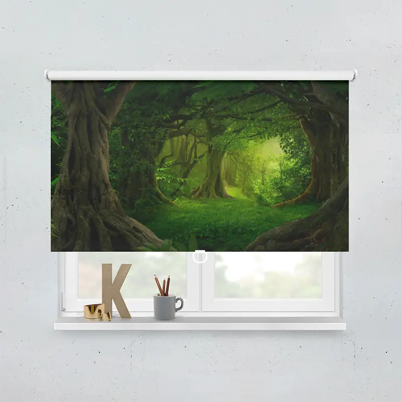 Springrollo Motiv "Urwald Panorama"