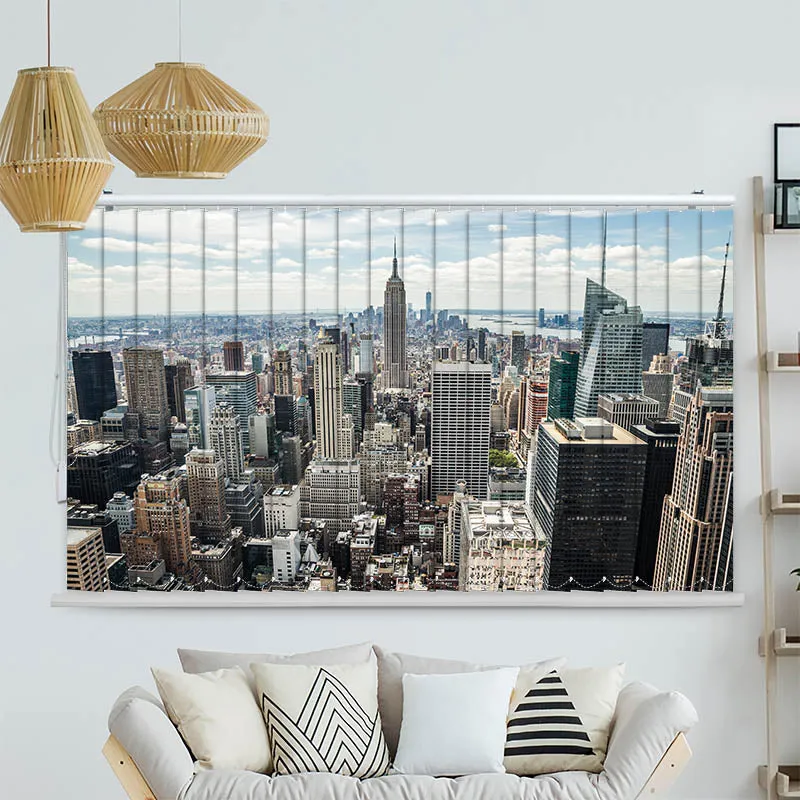 Lamellenvorhang Motiv "Manhattan Skyline"