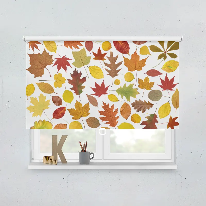 Springrollo Motiv "Herbstblätter"