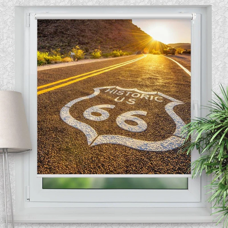 Klemmfix Rollo "Strasse Arizona" | Motiv-Klemmrollo