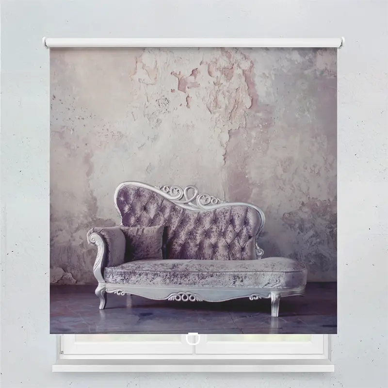 Springrollo Motiv "Sofa Grunge Wand Shabby"