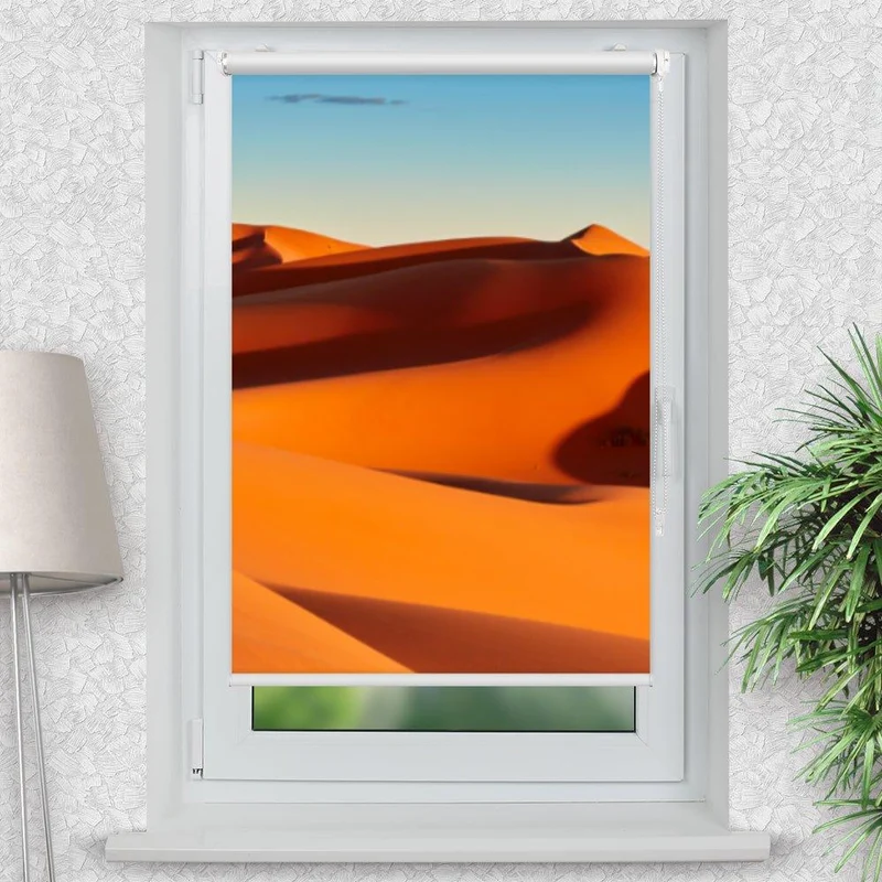 Klemmfix Rollo "Wüste Sahara" | Motiv-Klemmrollo