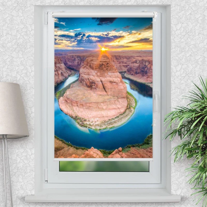 Klemmfix Rollo "Horseshoe Arizona" | Motiv-Klemmrollo