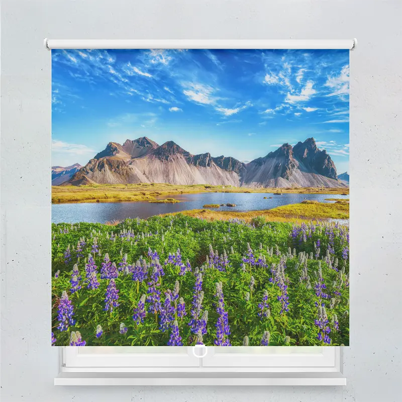 Springrollo Motiv "Berglandschaft Island"