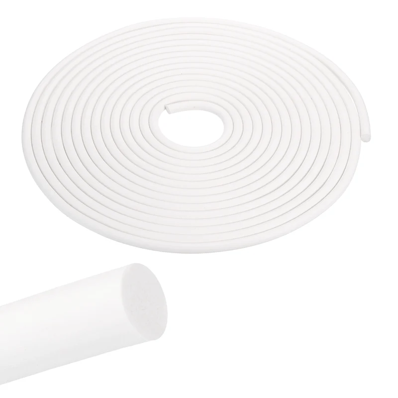 Foam Backer Rod, 25/64" x 32.8Ft Foamed Silicone Foam Caulk Saver, White