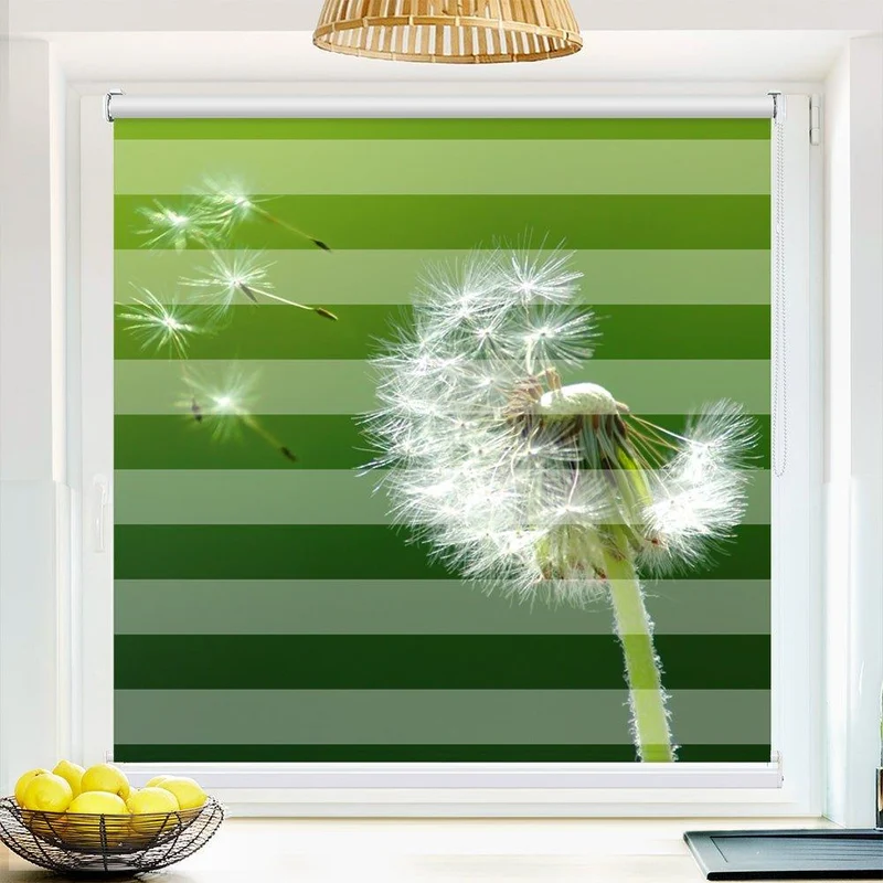 Klemmfix Doppelrollo "Pusteblume" | Klemm Doppelrollo