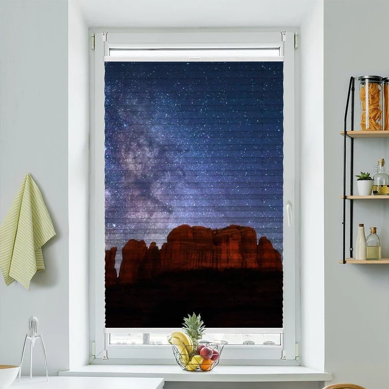 Plissee Motiv "Arizona Milchstrasse"