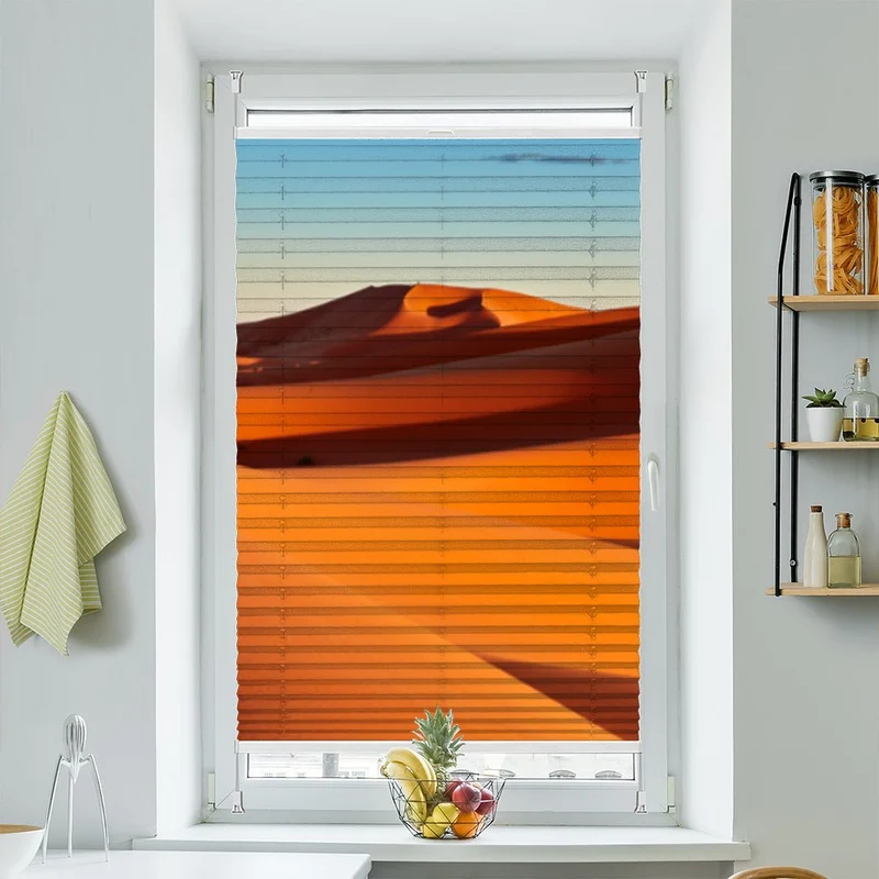 Wabenplissee Motiv "Wüste Sahara"