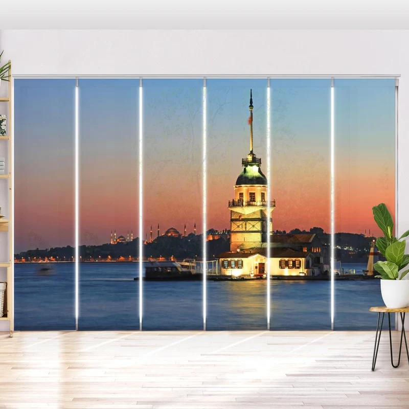 Schiebegardine Motiv "Instanbul Jungfrauenturm kiz kulesi"