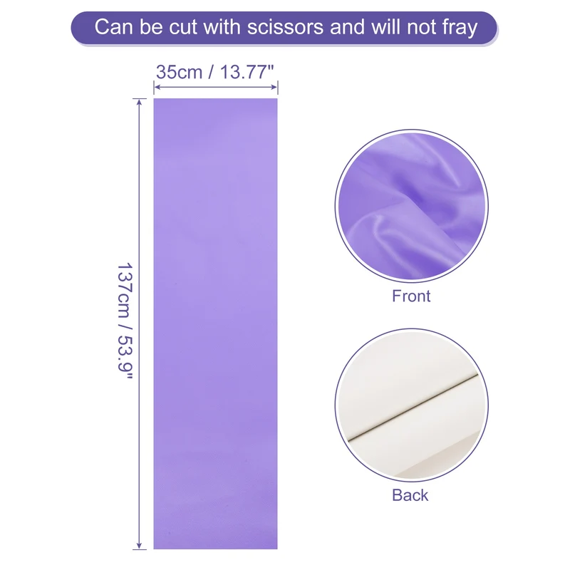 PU Faux Leather Fabric 0.4 Yards Synthetic Leather Material Purple