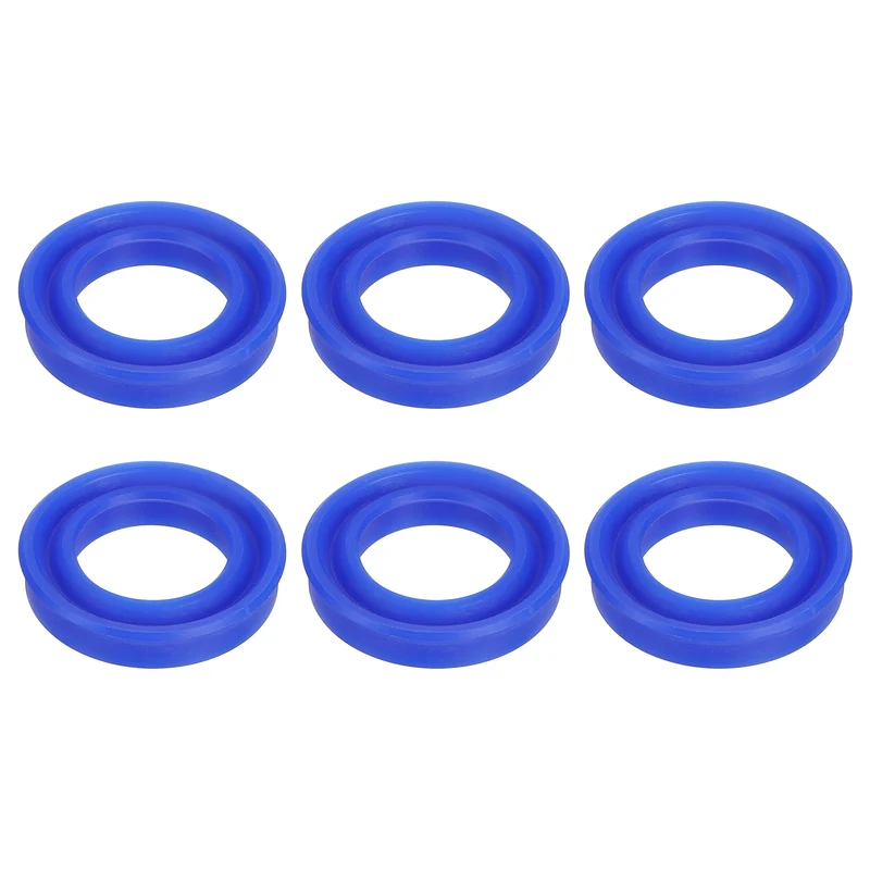 2 Pcs UN Radial Shaft Seal, 32mm ID x 50mm OD x 10mm Width TPU Oil Seal, Blue