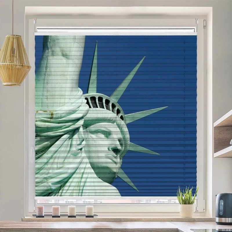 Plissee Motiv "Liberty York"