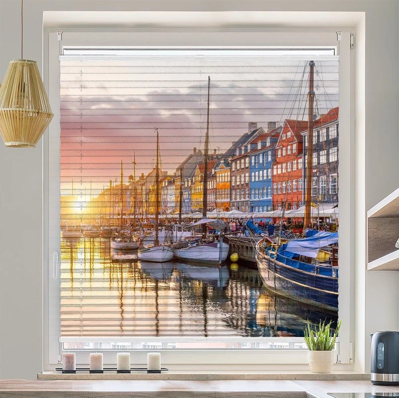 Plissee Motiv "Nyhavn Daenemark"