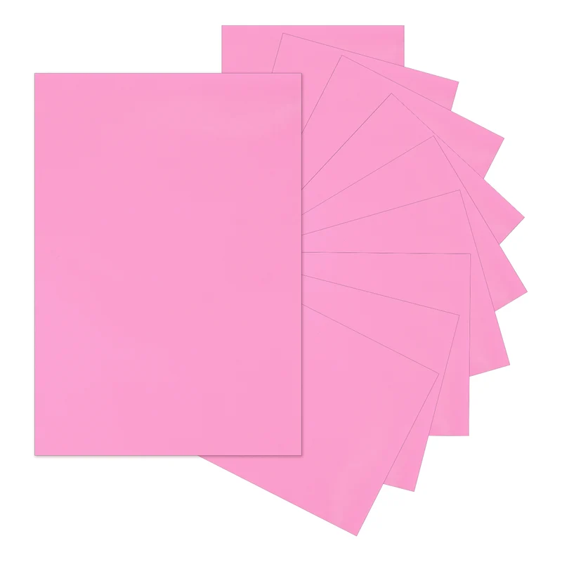 10Pcs Adhesive Vinyl Sheets Bundle,8.3”x 12”Self Adhesive Vinyl, Pink