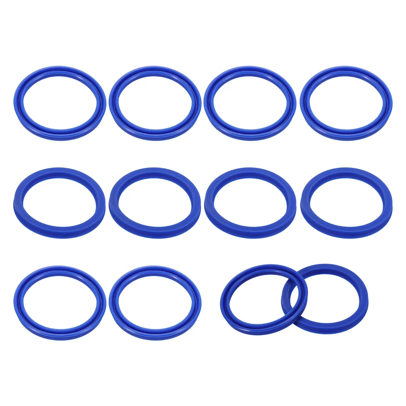 12 Pcs UHS Radial Shaft Seal 50mm ID x 60mm OD x 6mm W Metric TPU Oil Seal Blue