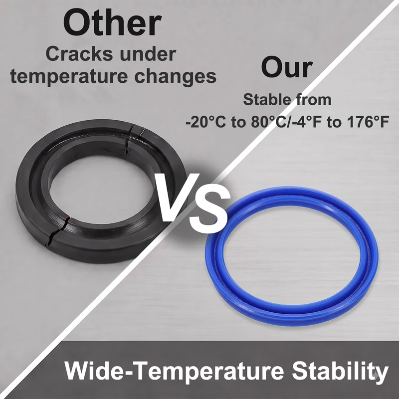 12 Pcs UHS Radial Shaft Seal 50mm ID x 60mm OD x 6mm W Metric TPU Oil Seal Blue