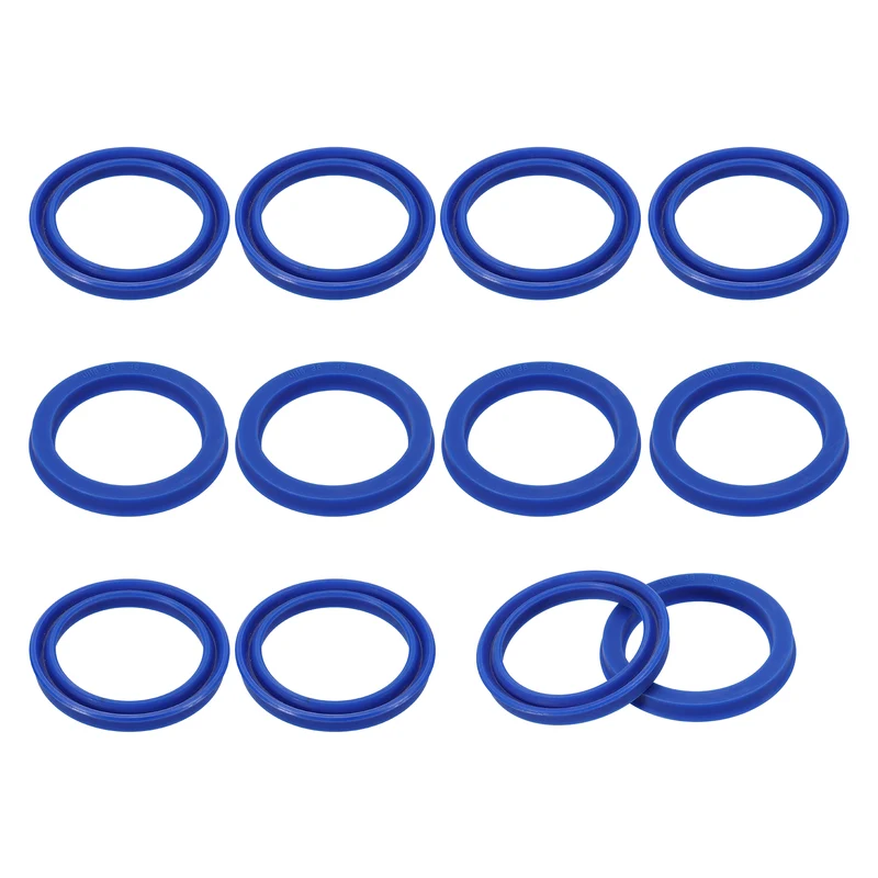 12 Pcs UHS Radial Shaft Seal 38mm ID x 48mm OD x 6mm W Metric TPU Oil Seal Blue