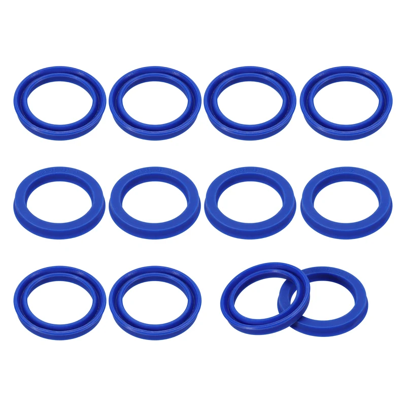 12 Pcs UHS Radial Shaft Seal 32mm ID x 42mm OD x 6mm W Metric TPU Oil Seal Blue