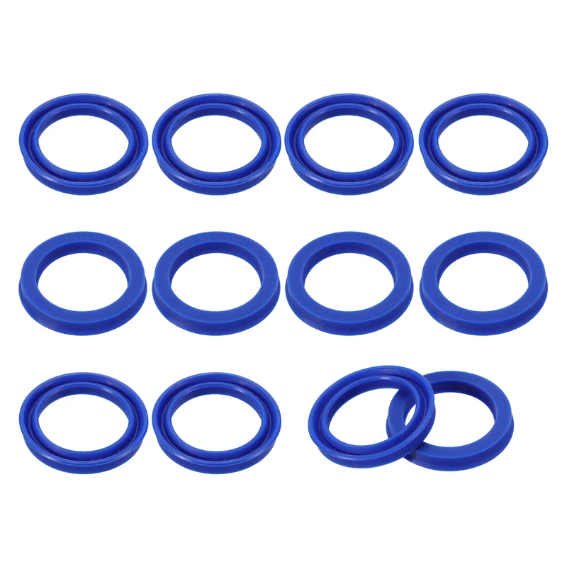 12 Pcs UHS Radial Shaft Seal 30mm ID x 40mm OD x 6mm W Metric TPU Oil Seal Blue