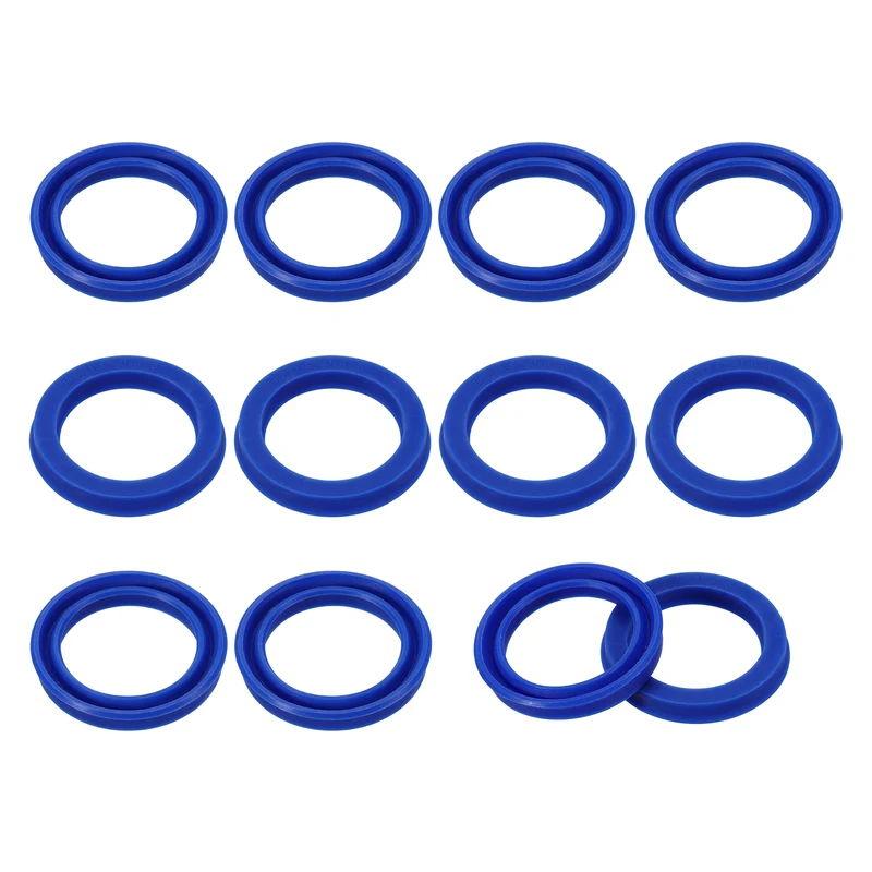 12 Pcs UHS Radial Shaft Seal 23.5mm ID x 31.5mm OD x 5mm W TPU Oil Seal Blue
