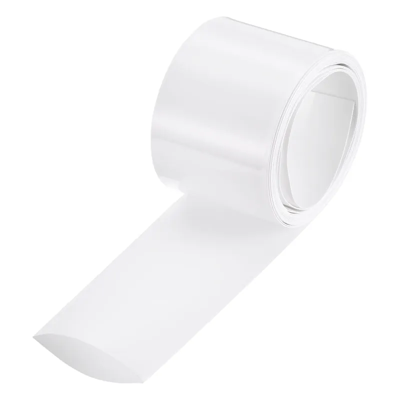 Battery Wrap, Heat Shrink Tubing, 27mm Flat Width 17mm ID, White