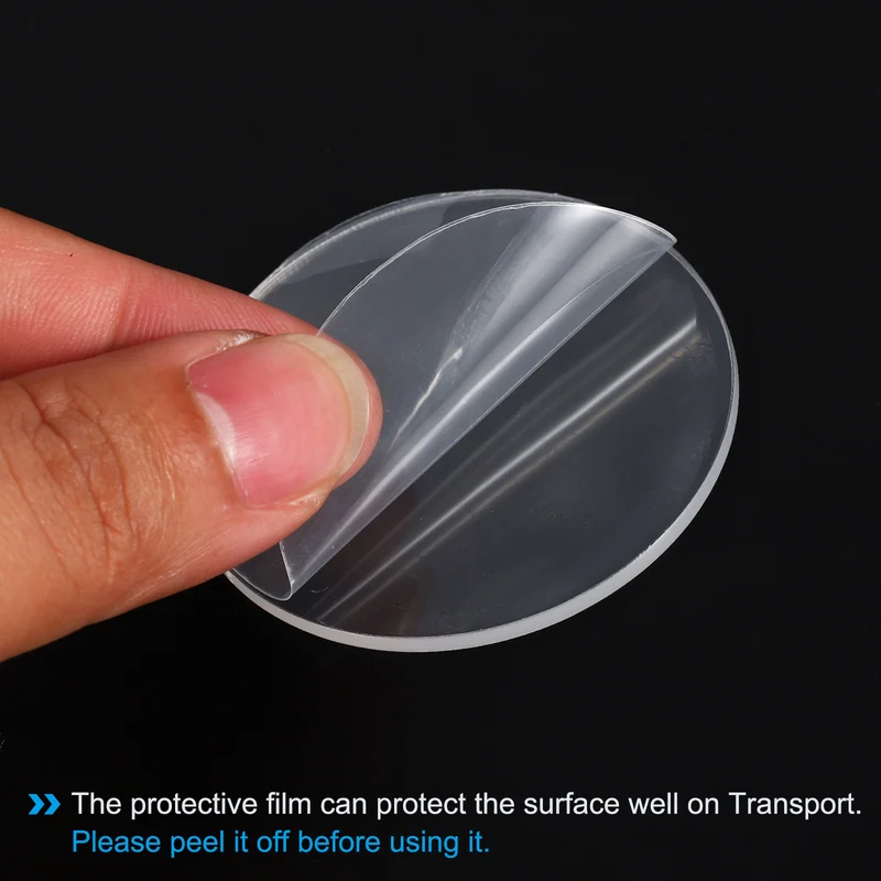 30pcs 2" Dia. Acrylic Circles Round Clear Plastic Sheet Disk Blank 2mm Tall