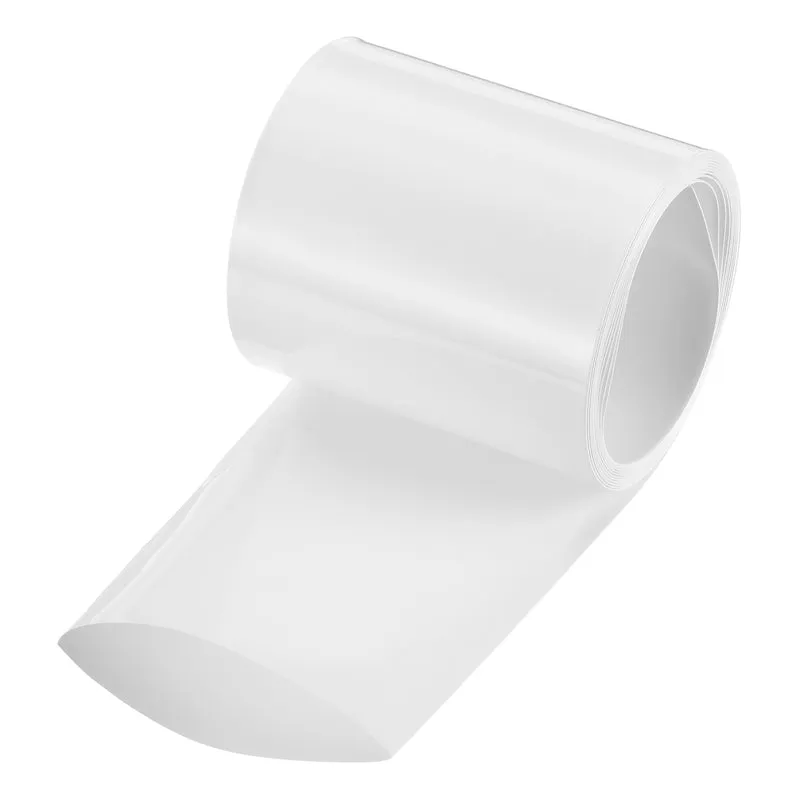 Battery Wrap, Heat Shrink Tubing, 60mm Flat Width 38mm ID, White