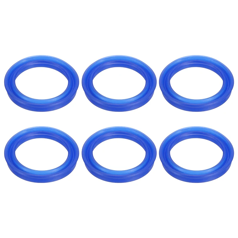 6 Pcs UN Radial Shaft Seal, 28mm ID x 36mm OD x 5mm Width TPU Oil Seal, Blue