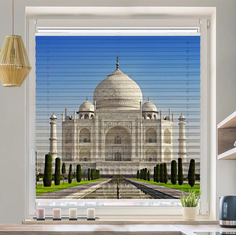 Plissee Motiv "Taj Mahal"