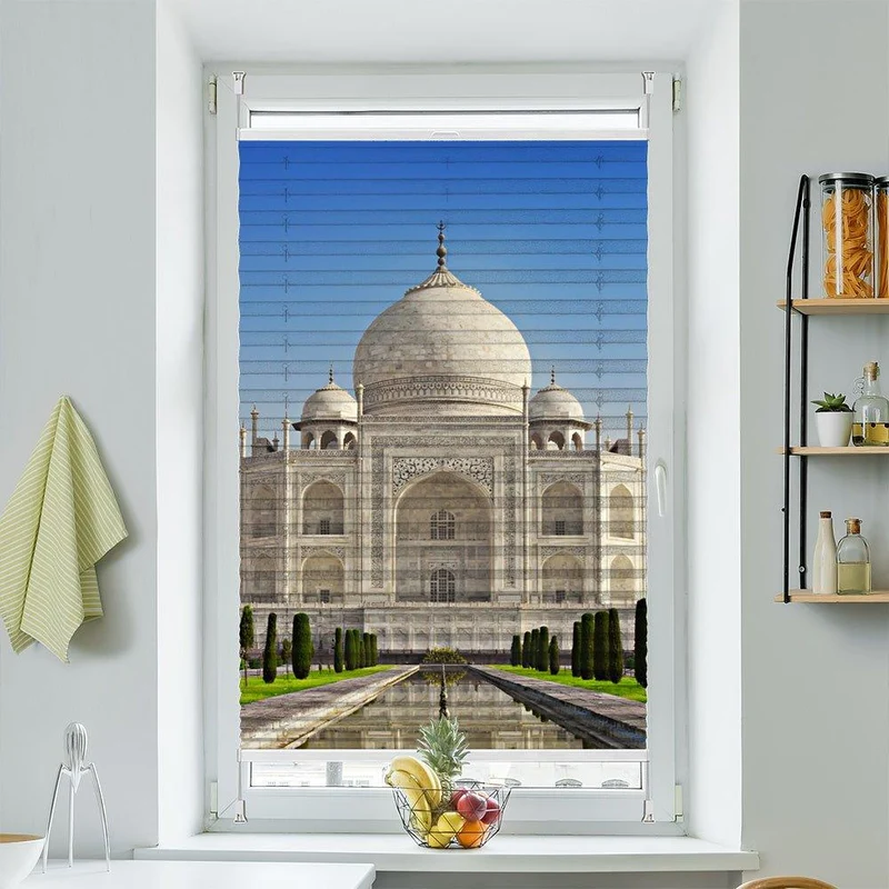 Plissee Motiv "Taj Mahal"