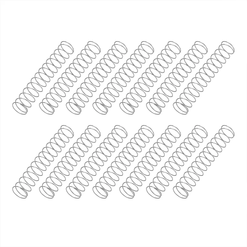 20Pcs SP 9723 Compression Spring 304 Stainless Steel, 0.016" GA, 5/16"x1-3/4"