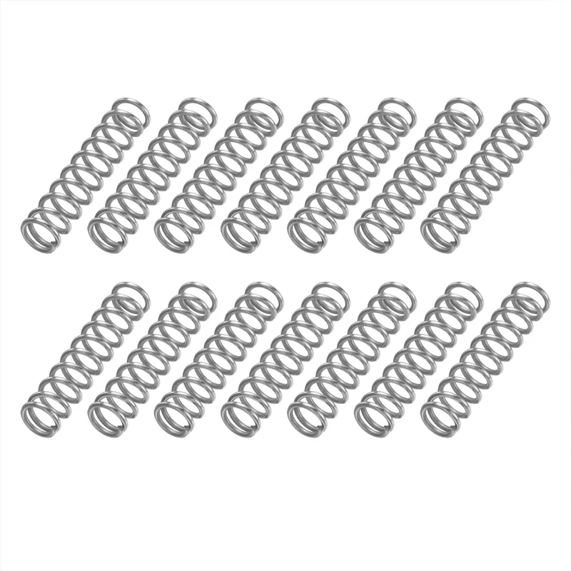 20Pcs SP 9724 Compression Spring 304 Stainless Steel, 0.047" GA, 11/32"x1-1/2"