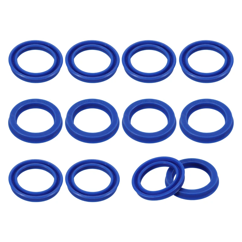 12 Pcs UHS Radial Shaft Seal 22.4mm ID x 30mm OD x 5mm W TPU Oil Seal Blue