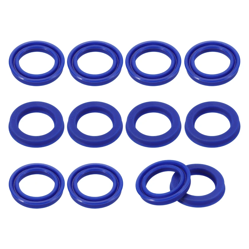 12 Pcs UHS Radial Shaft Seal 20mm ID x 28mm OD x 5mm W Metric TPU Oil Seal Blue