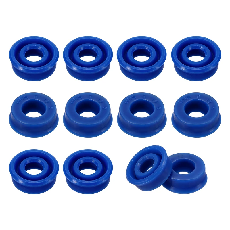 12 Pcs UHS Radial Shaft Seal 6mm ID x 12mm OD x 5mm W Metric TPU Oil Seal Blue