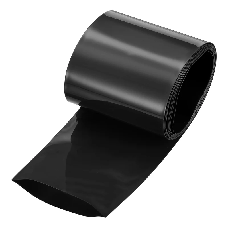 Battery Wrap, Heat Shrink Tubing, 60mm Flat Width 38mm ID, Black