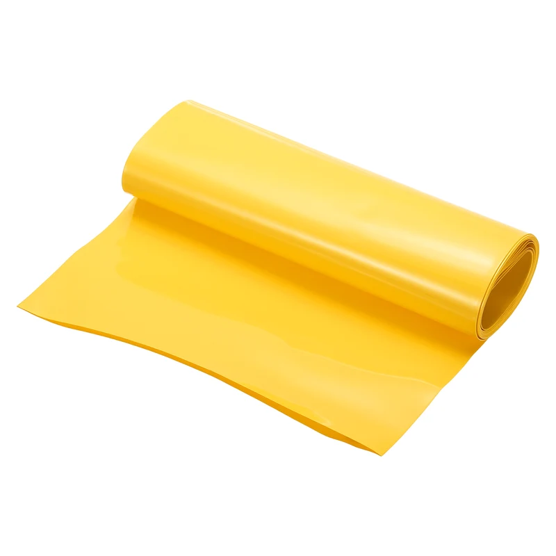 Battery Wrap, Heat Shrink Tubing, 180mm Flat Width 115mm ID, Yellow