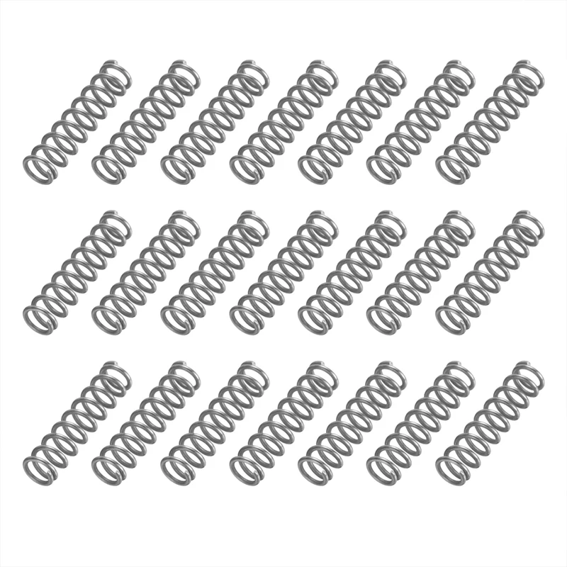 50Pcs SP 9701 Compression Spring 304 Stainless Steel, 0.035" GA, 1/4"x1"