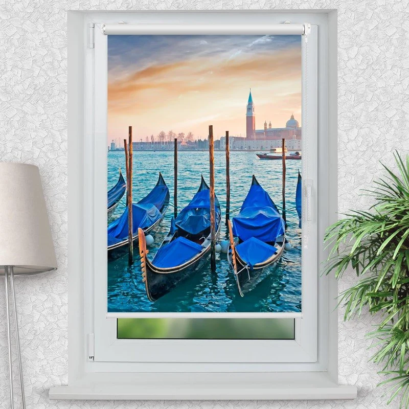 Klemmfix Rollo "Venedig Canale Grande" | Motiv-Klemmrollo