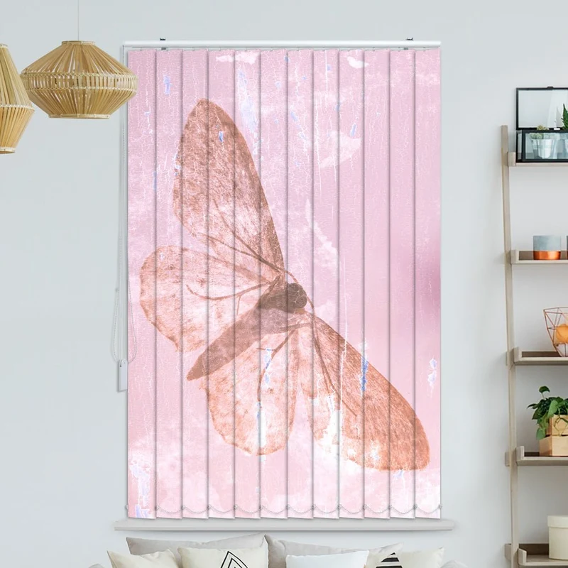 Lamellenvorhang Motiv "Schmetterling Grunge"