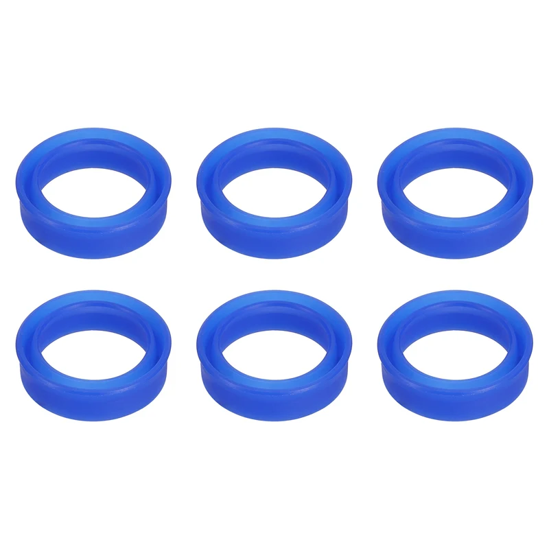 6 Pcs UN Radial Shaft Seal, 22mm ID x 28mm OD x 8mm Width TPU Oil Seal, Blue