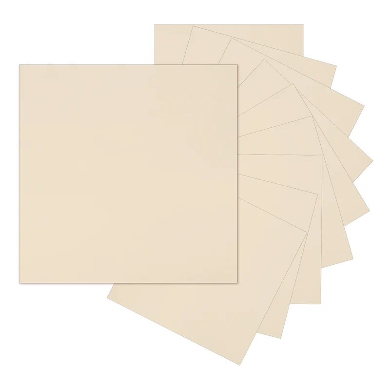 10Pcs Adhesive Vinyl Sheets Bundle,12”x12”Self Adhesive Vinyl, Khaki