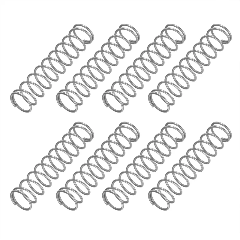 8Pcs SP 9729 Compression Spring 304 Stainless Steel, 0.054" GA, 5/8"x2-3/4"