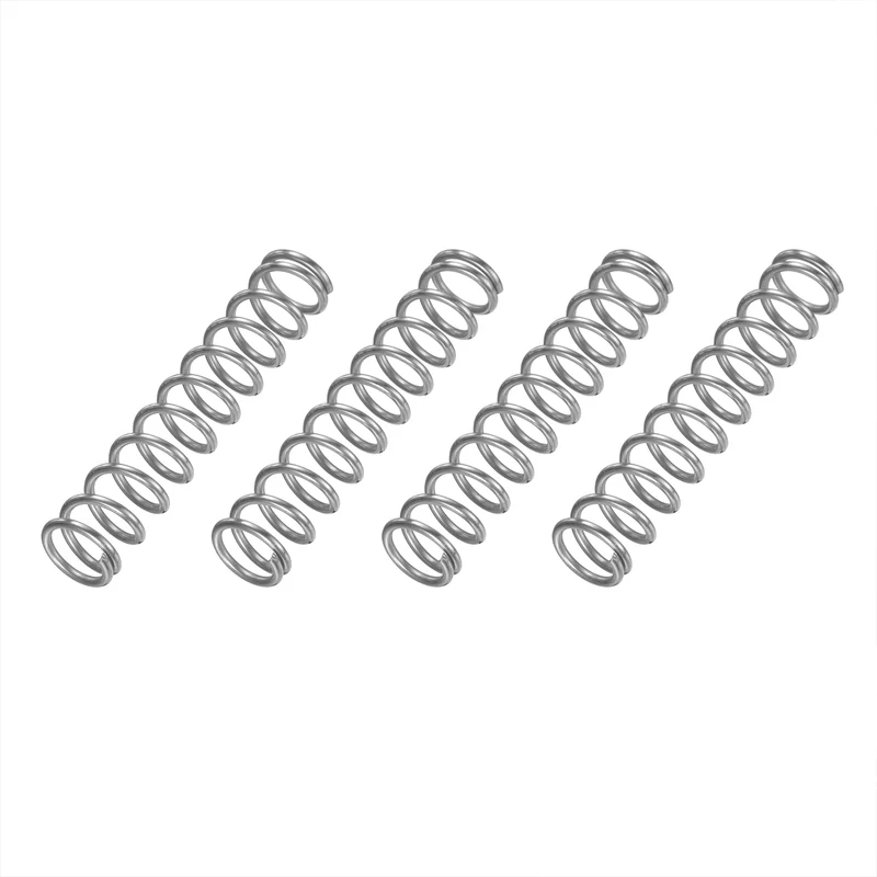 4Pcs SP 9730 Compression Spring 304 Stainless Steel, 0.080" GA, 5/8"x3"